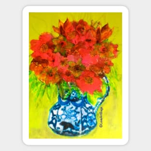 Incendiary flowers Sticker